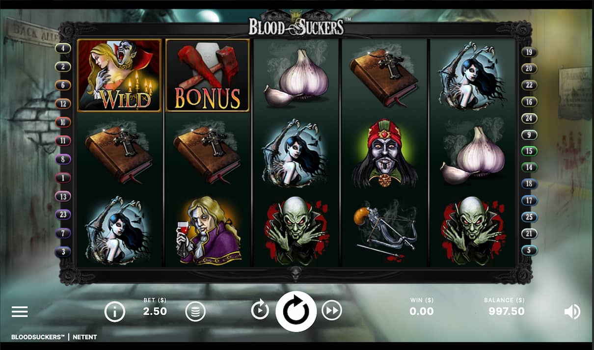 Blood Suckers slot screenshot