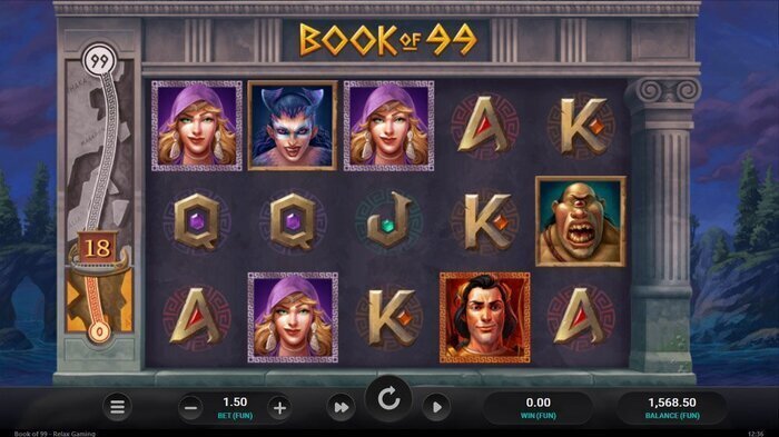 Book of 99 slot screenshot