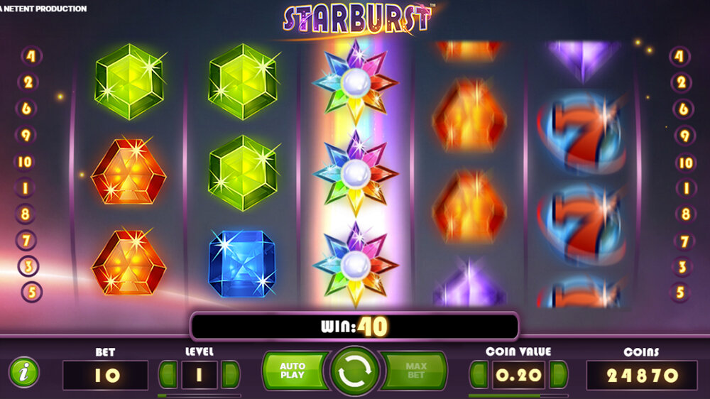 Starburst slot screenshot